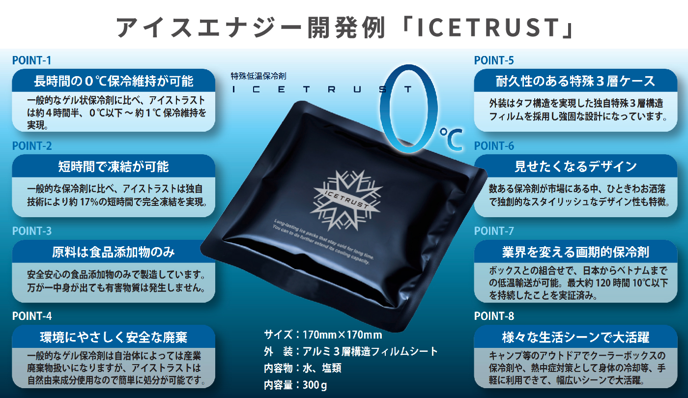 アイスエナジー開発例 ICE TRUST